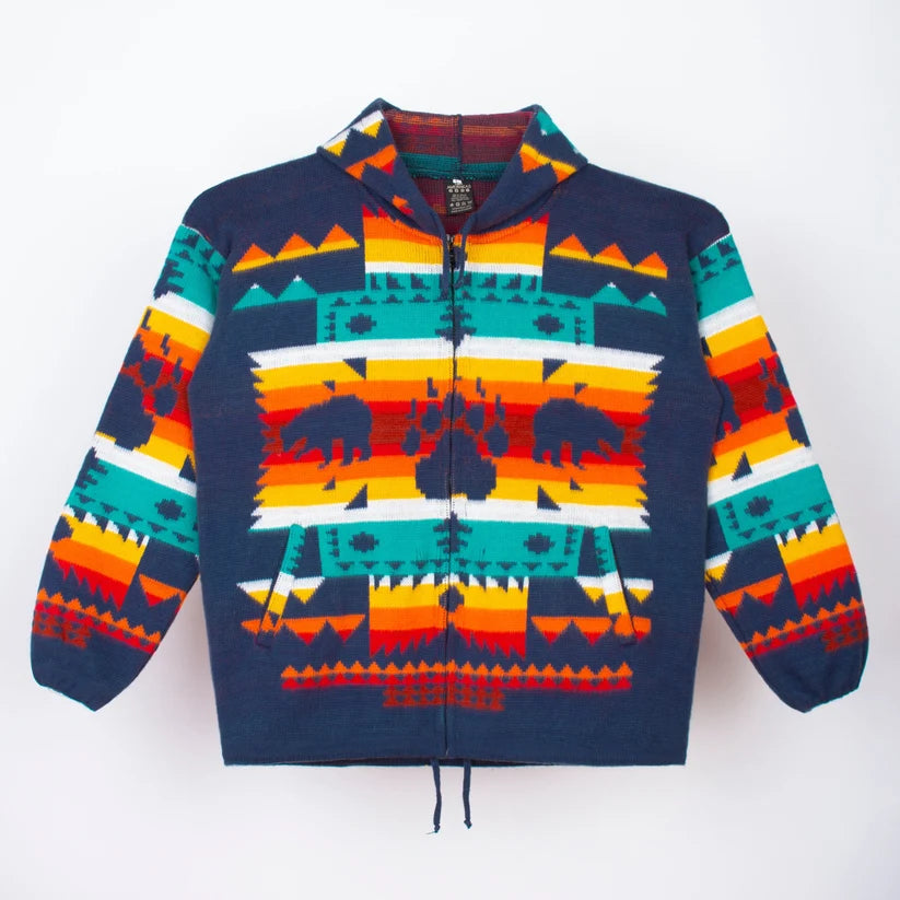 Blue Feather Wool Jacket