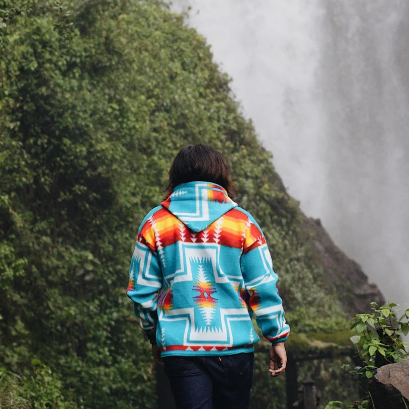 Turquoise Sky Wool Jacket