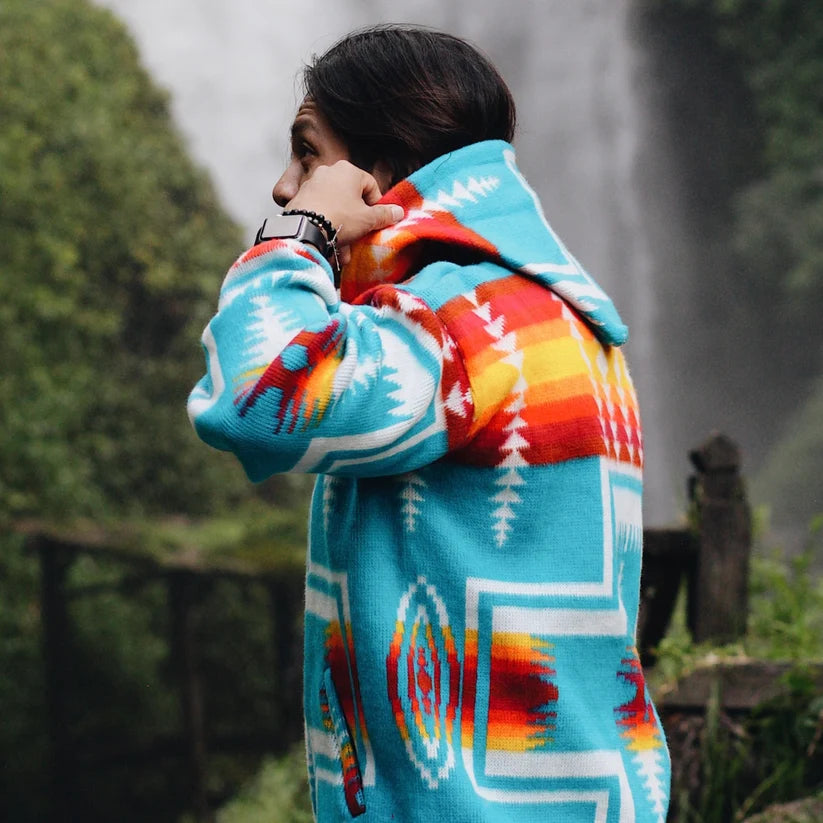 Turquoise Sky Wool Jacket