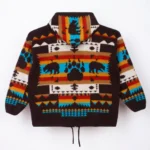 beaded arrow wool jacket 1