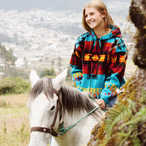 turquoise lake wool jacket 1