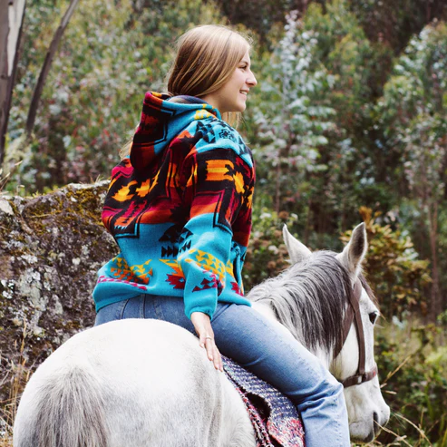 turquoise lake wool jacket 2