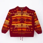orange sunrise wool jacket 2